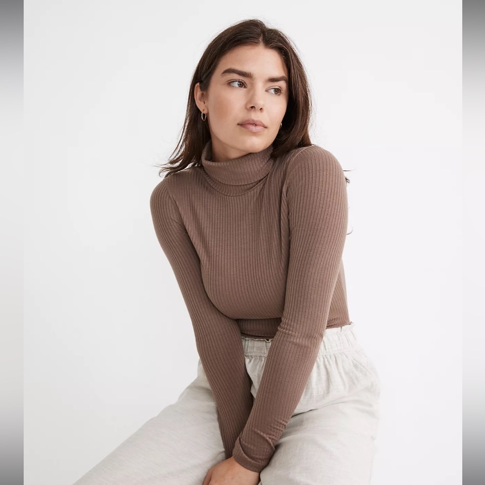 NWOT New Madewell Ribbed Turtleneck